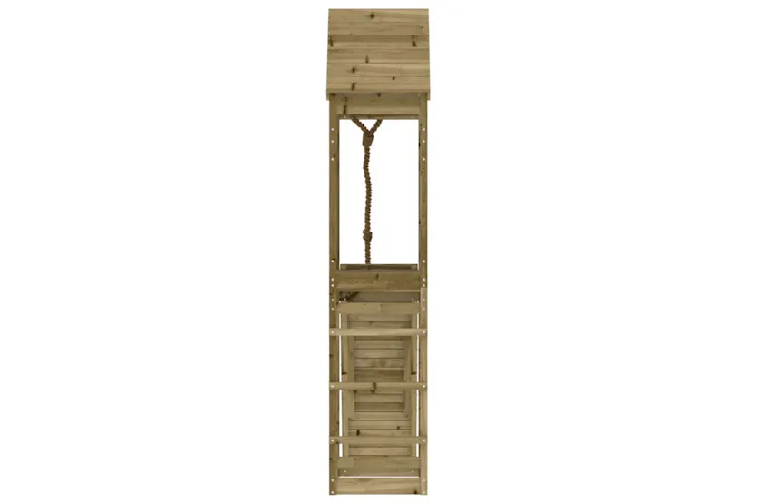 vidaXL 3156900 Playhouse With Climbing Wall Impregnated Wood Pine vidaXL 3156900 Playhouse With Climbing Wall Impregnated Wood Pine