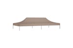 vidaXL 315330 Party Tent Roof 6x3 M Taupe 270 G/m² vidaXL 315330 Party Tent Roof 6x3 M Taupe 270 G/m²