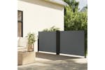 vidaXL 318056 Retractable Side Awning Anthracite 117x1200cm vidaXL 318056 Retractable Side Awning Anthracite 117x1200cm