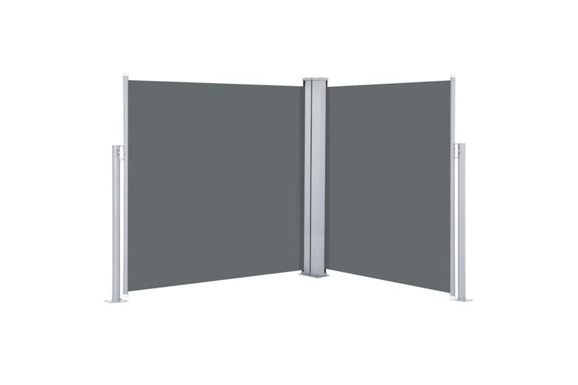 vidaXL 317990 Retractable Side Awning Anthracite 140x600cm vidaXL 317990 Retractable Side Awning Anthracite 140x600cm