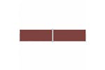 vidaXL 318045 Retractable Side Awning Brown 200x1000cm vidaXL 318045 Retractable Side Awning Brown 200x1000cm