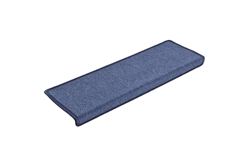 vidaXL 149781 Stair Mats 10 Pcs 65x21x4cm Blue vidaXL 149781 Stair Mats 10 Pcs 65x21x4cm Blue