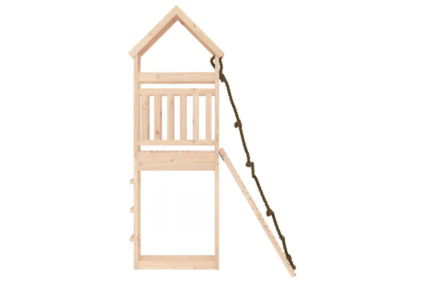vidaXL 3156898 Playhouse With Climbing Wall Solid Wood Pine vidaXL 3156898 Playhouse With Climbing Wall Solid Wood Pine
