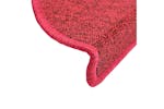 vidaXL 133881 Carpet Stair Treads 15 Pcs Bordeaux Red 56x17x3cm vidaXL 133881 Carpet Stair Treads 15 Pcs Bordeaux Red 56x17x3cm