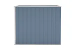 Vidaxl Wall-mounted Garden Shed Grey 118x194x178 Cm Galvanised Steel Vidaxl Wall-mounted Garden Shed Grey 118x194x178 Cm Galvanised Steel