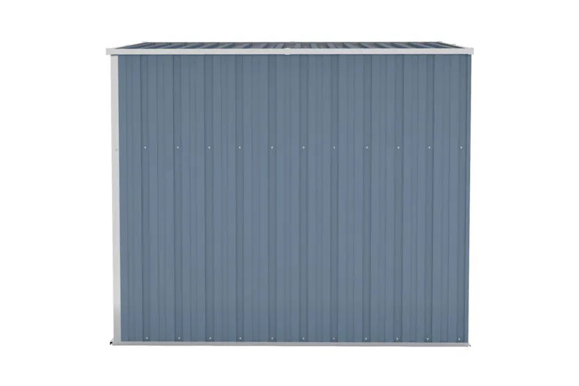Vidaxl Wall-mounted Garden Shed Grey 118x194x178 Cm Galvanised Steel Vidaxl Wall-mounted Garden Shed Grey 118x194x178 Cm Galvanised Steel