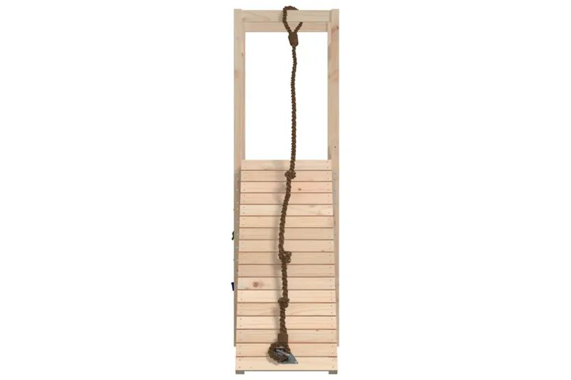 vidaXL 3155915 Playhouse With Climbing Wall Solid Wood Pine vidaXL 3155915 Playhouse With Climbing Wall Solid Wood Pine