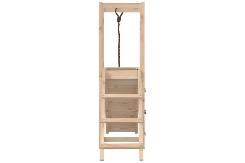 vidaXL 3155915 Playhouse With Climbing Wall Solid Wood Pine vidaXL 3155915 Playhouse With Climbing Wall Solid Wood Pine