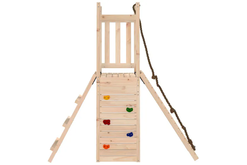 vidaXL 3155915 Playhouse With Climbing Wall Solid Wood Pine vidaXL 3155915 Playhouse With Climbing Wall Solid Wood Pine