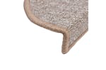 vidaXL 133878 Carpet Stair Treads 15 Pcs Light Brown 56x17x3cm vidaXL 133878 Carpet Stair Treads 15 Pcs Light Brown 56x17x3cm