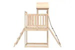 vidaXL 3155867 Playhouse With Climbing Wall Solid Wood Pine vidaXL 3155867 Playhouse With Climbing Wall Solid Wood Pine