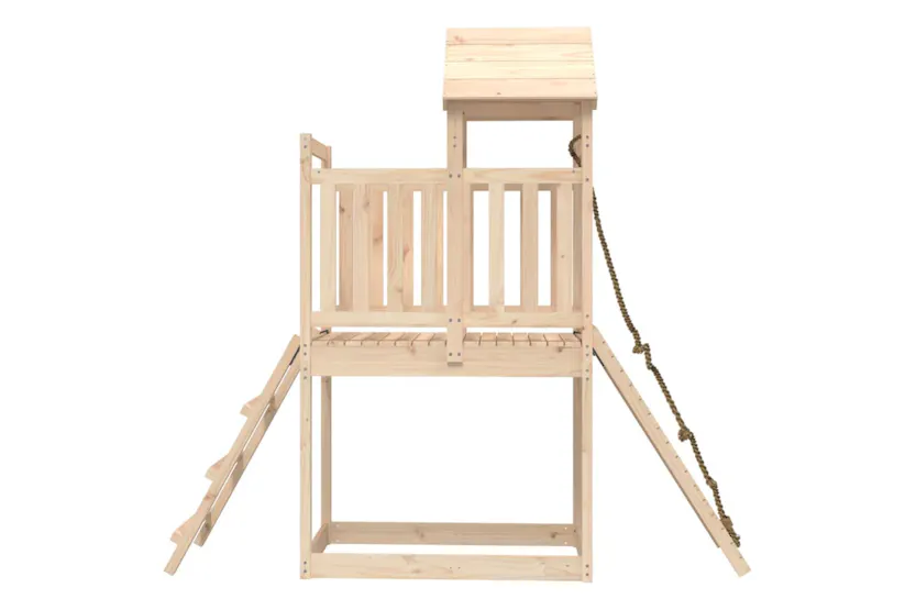 vidaXL 3155867 Playhouse With Climbing Wall Solid Wood Pine vidaXL 3155867 Playhouse With Climbing Wall Solid Wood Pine