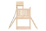 vidaXL 3155867 Playhouse With Climbing Wall Solid Wood Pine vidaXL 3155867 Playhouse With Climbing Wall Solid Wood Pine