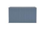 vidaXL 316226 Wall-mounted Garden Shed Grey 118x288x178cm Galvanised Steel vidaXL 316226 Wall-mounted Garden Shed Grey 118x288x178cm Galvanised Steel