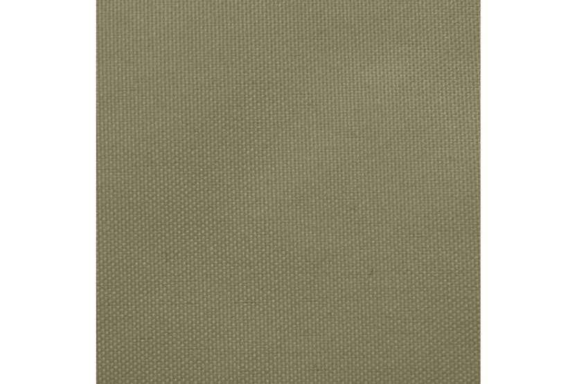 vidaXL 135173 Sunshade Sail Oxford Fabric Triangular 3x4x5 M Beige vidaXL 135173 Sunshade Sail Oxford Fabric Triangular 3x4x5 M Beige