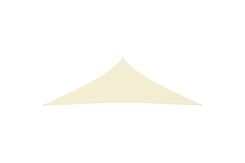 vidaXL 135230 Sunshade Sail Oxford Fabric Triangular 3.5x3.5x4.9 M Cream vidaXL 135230 Sunshade Sail Oxford Fabric Triangular 3.5x3.5x4.9 M Cream