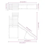 Vidaxl 3156938 Outdoor Playset Solid Wood Douglas Vidaxl 3156938 Outdoor Playset Solid Wood Douglas