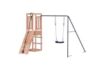 vidaXL 3155949 Playhouse With Climbing Wall Swing Solid Wood Douglas vidaXL 3155949 Playhouse With Climbing Wall Swing Solid Wood Douglas