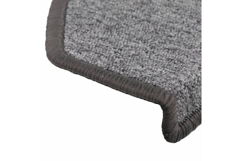 vidaXL 133885 Carpet Stair Treads 15 Pcs Dark Grey 65x24x4cm vidaXL 133885 Carpet Stair Treads 15 Pcs Dark Grey 65x24x4cm