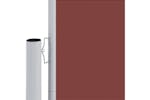 vidaXL 318039 Retractable Side Awning Brown 180x1000cm vidaXL 318039 Retractable Side Awning Brown 180x1000cm