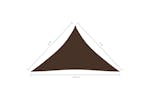 vidaXL 135837 Sunshade Sail Oxford Fabric Triangular 4x4x5.8 M Brown vidaXL 135837 Sunshade Sail Oxford Fabric Triangular 4x4x5.8 M Brown
