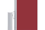 vidaXL 318023 Retractable Side Awning Red 117x1000cm vidaXL 318023 Retractable Side Awning Red 117x1000cm