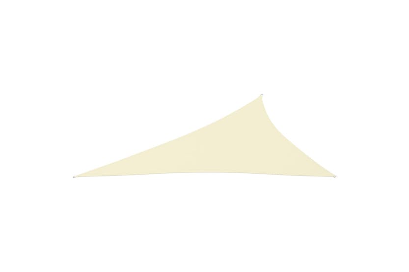 vidaXL 135239 Sunshade Sail Oxford Fabric Triangular 4x5x6.4 M Cream vidaXL 135239 Sunshade Sail Oxford Fabric Triangular 4x5x6.4 M Cream