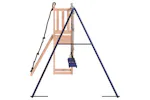 vidaXL 3155952 Playhouse With Climbing Wall Swings Solid Wood Douglas vidaXL 3155952 Playhouse With Climbing Wall Swings Solid Wood Douglas