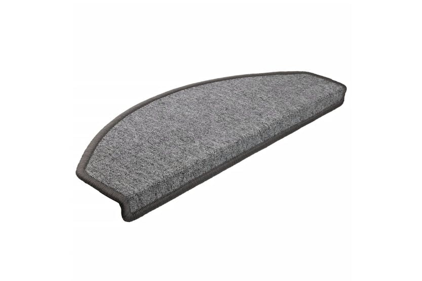 vidaXL 133885 Carpet Stair Treads 15 Pcs Dark Grey 65x24x4cm vidaXL 133885 Carpet Stair Treads 15 Pcs Dark Grey 65x24x4cm