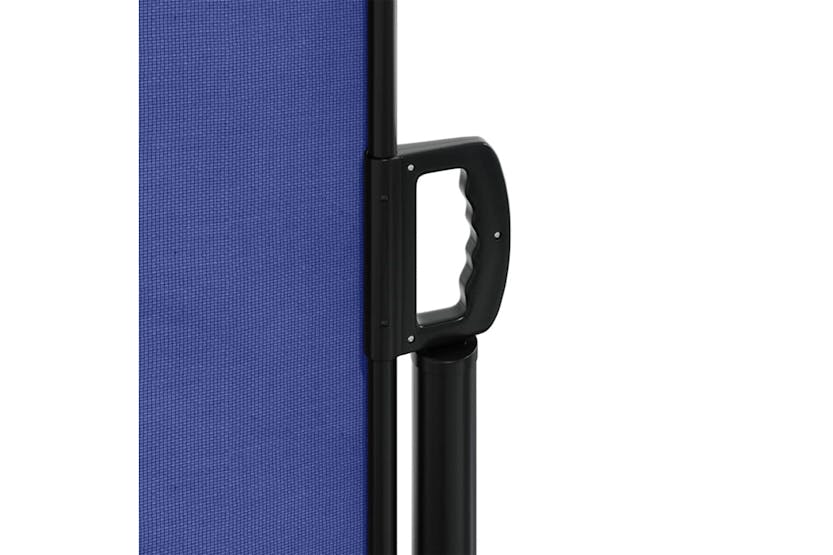 vidaXL 318058 Retractable Side Awning Blue 117x1200cm vidaXL 318058 Retractable Side Awning Blue 117x1200cm