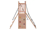 vidaXL 3155922 Playhouse With Swings Climbing Wall Solid Wood Douglas vidaXL 3155922 Playhouse With Swings Climbing Wall Solid Wood Douglas