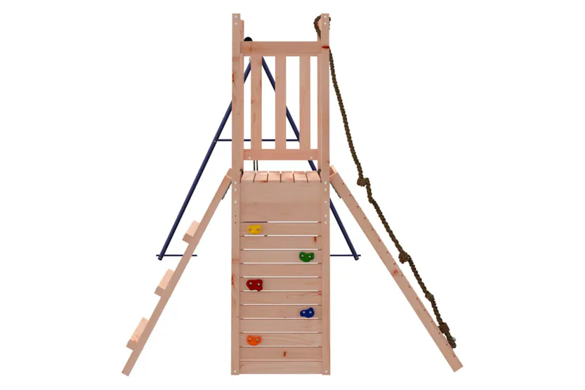 vidaXL 3155922 Playhouse With Swings Climbing Wall Solid Wood Douglas vidaXL 3155922 Playhouse With Swings Climbing Wall Solid Wood Douglas