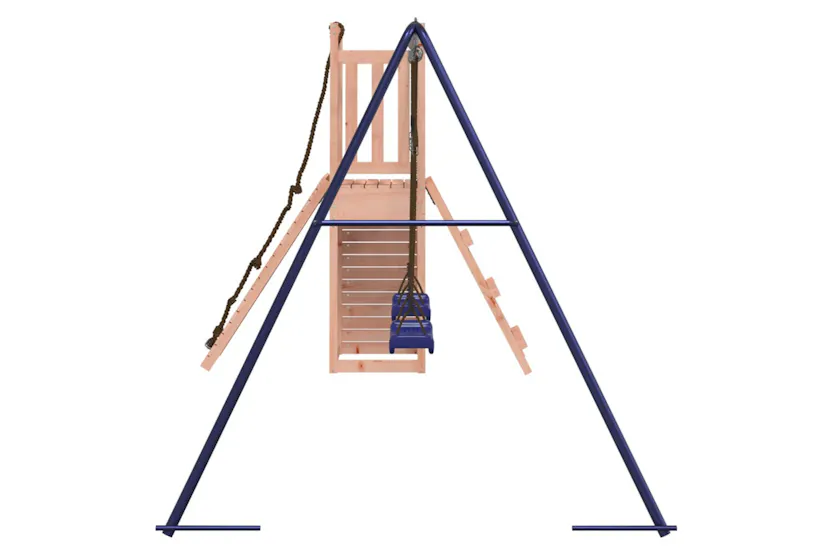 vidaXL 3155922 Playhouse With Swings Climbing Wall Solid Wood Douglas vidaXL 3155922 Playhouse With Swings Climbing Wall Solid Wood Douglas