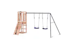 vidaXL 3155952 Playhouse With Climbing Wall Swings Solid Wood Douglas vidaXL 3155952 Playhouse With Climbing Wall Swings Solid Wood Douglas