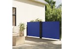 vidaXL 318058 Retractable Side Awning Blue 117x1200cm vidaXL 318058 Retractable Side Awning Blue 117x1200cm