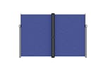 vidaXL 318052 Retractable Side Awning Blue 220x1000cm vidaXL 318052 Retractable Side Awning Blue 220x1000cm