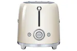 Smeg 50's Retro Style Aesthetic 2 Slice Toaster | TSF01CRUK | Cream Smeg 50's Retro Style Aesthetic 2 Slice Toaster | TSF01CRUK | Cream