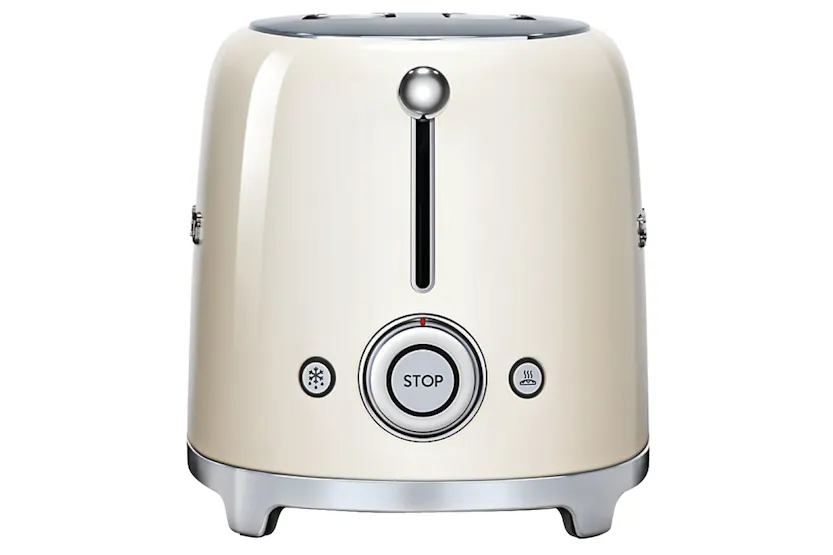 Smeg 50's Retro Style Aesthetic 2 Slice Toaster | TSF01CRUK | Cream Smeg 50's Retro Style Aesthetic 2 Slice Toaster | TSF01CRUK | Cream