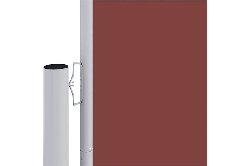 vidaXL 318075 Retractable Side Awning Brown 180x1200cm vidaXL 318075 Retractable Side Awning Brown 180x1200cm