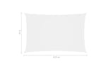 vidaXL 135258 Sunshade Sail Oxford Fabric Rectangular 2x4.5 M White vidaXL 135258 Sunshade Sail Oxford Fabric Rectangular 2x4.5 M White