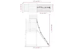 vidaXL 3156942 Playhouse With Climbing Wall Impregnated Wood Pine vidaXL 3156942 Playhouse With Climbing Wall Impregnated Wood Pine