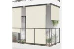 vidaXL Balcony Side Awning 175x250cm Cream vidaXL Balcony Side Awning 175x250cm Cream