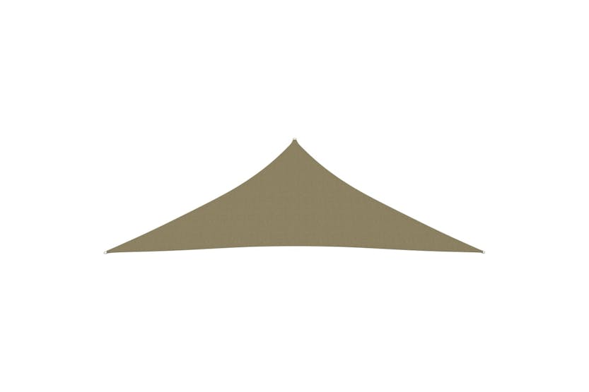 vidaXL 135183 Sunshade Sail Oxford Fabric Triangular 5x5x6 M Beige vidaXL 135183 Sunshade Sail Oxford Fabric Triangular 5x5x6 M Beige