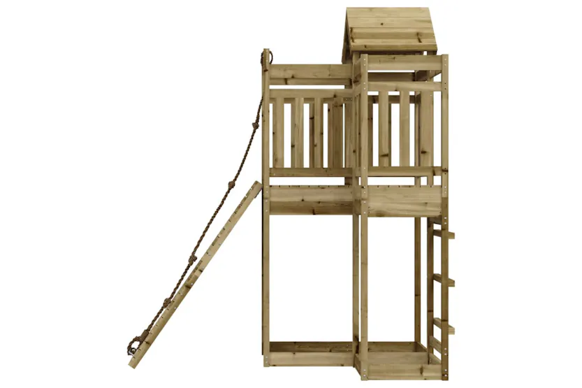 vidaXL 3156876 Playhouse With Climbing Wall Impregnated Wood Pine vidaXL 3156876 Playhouse With Climbing Wall Impregnated Wood Pine