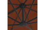 vidaXL 312317 Cantilever Umbrella With Aluminium Pole Terracotta 400x300cm vidaXL 312317 Cantilever Umbrella With Aluminium Pole Terracotta 400x300cm