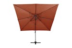 vidaXL 312382 Cantilever Umbrella With Double Top 300x300cm Terracotta vidaXL 312382 Cantilever Umbrella With Double Top 300x300cm Terracotta