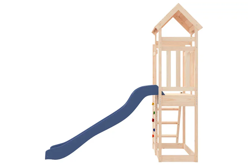 vidaXL 3155888 Playhouse With Slide Rockwall Solid Wood Pine vidaXL 3155888 Playhouse With Slide Rockwall Solid Wood Pine