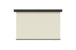 vidaXL Balcony Side Awning 175x250cm Cream vidaXL Balcony Side Awning 175x250cm Cream