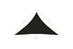 vidaXL 135782 Sunshade Sail Oxford Fabric Triangular 4x4x5.8 M Black vidaXL 135782 Sunshade Sail Oxford Fabric Triangular 4x4x5.8 M Black