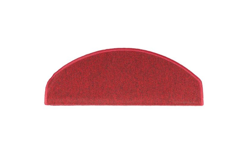 vidaXL 133889 Carpet Stair Treads 15 Pcs Bordeaux Red 65x24x4cm vidaXL 133889 Carpet Stair Treads 15 Pcs Bordeaux Red 65x24x4cm